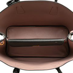 Medium Saffiano Cuir Double Satchel