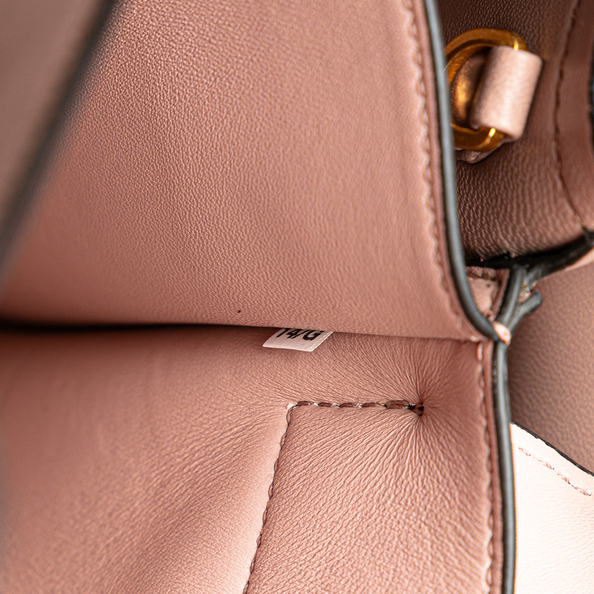 Medium Saffiano Cuir Double Satchel