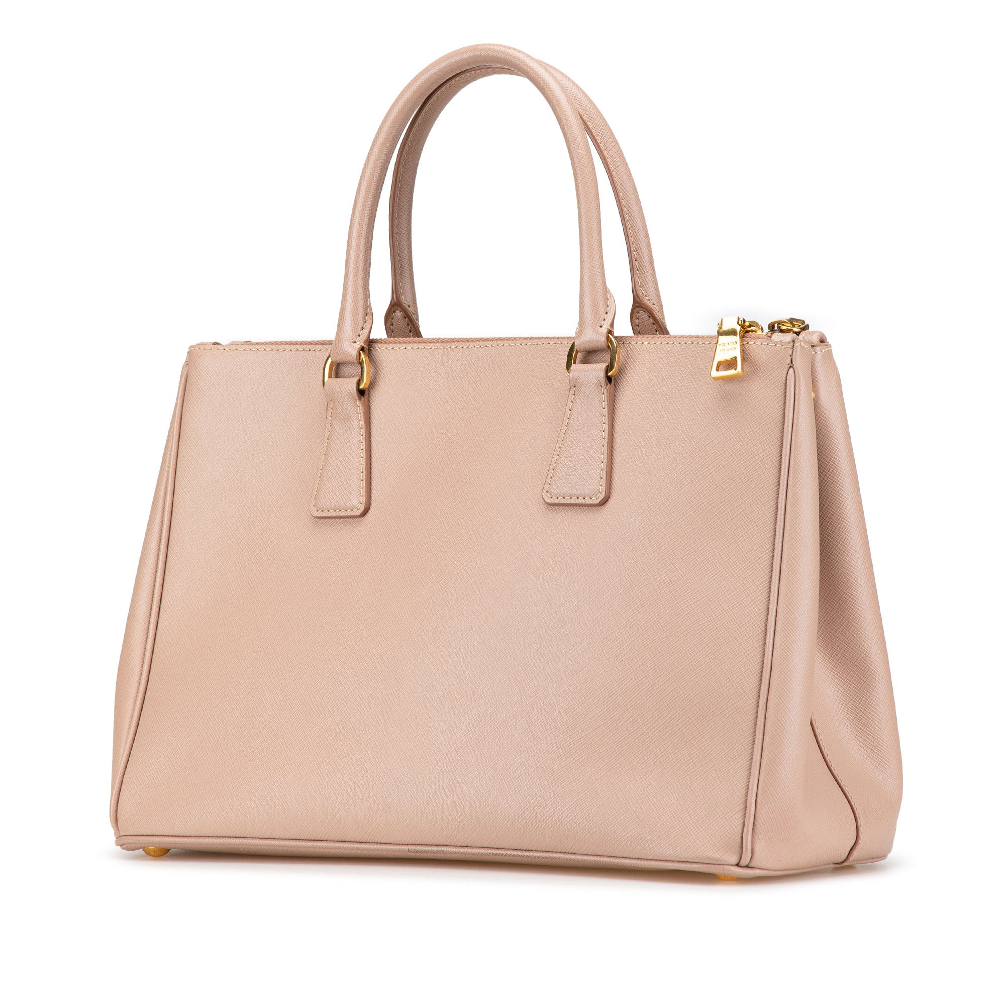 Medium Saffiano Lux Galleria Double Zip Tote