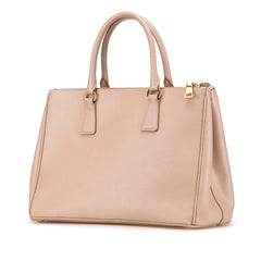 Medium Saffiano Lux Galleria Double Zip Tote