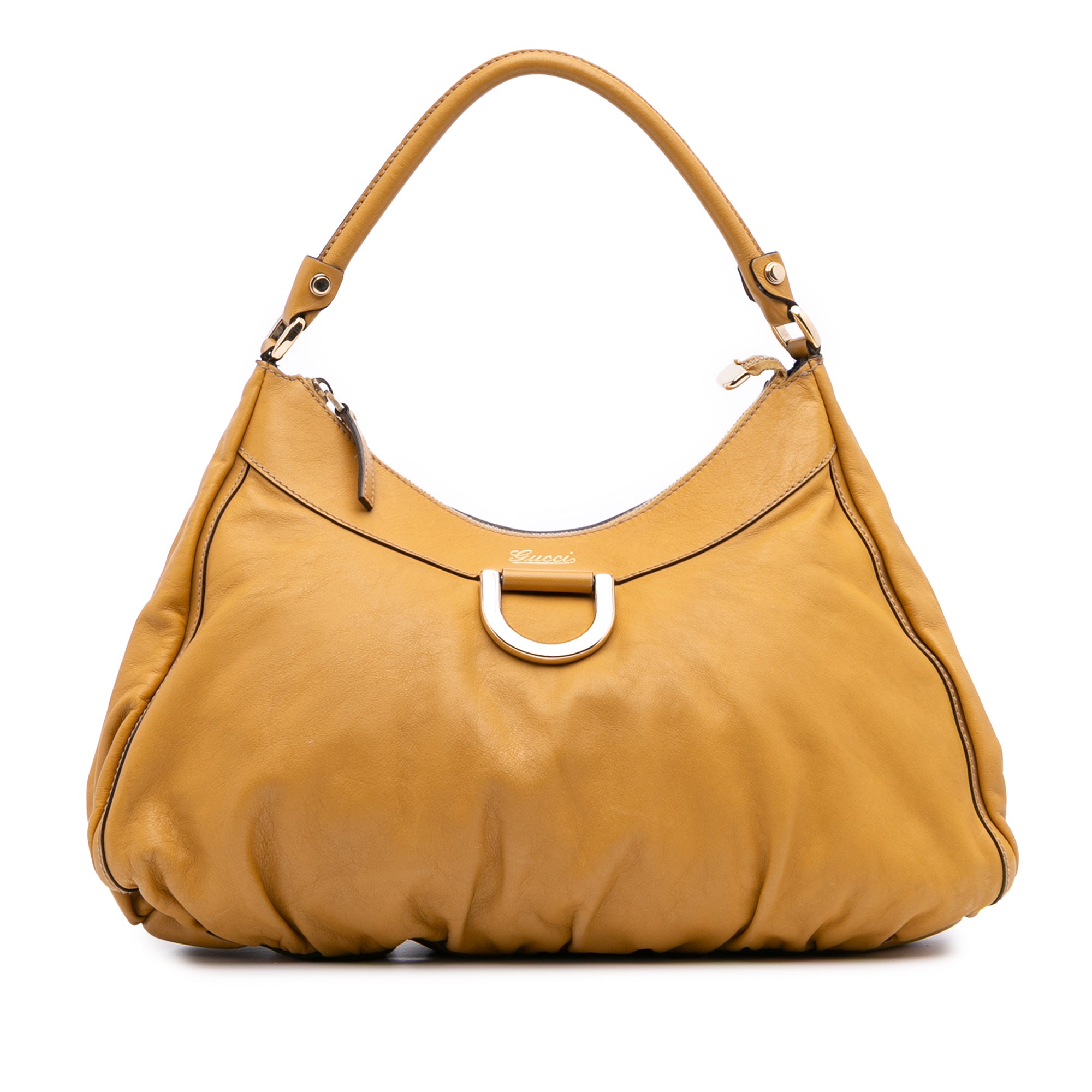 Leather Abbey D Ring Shoulder Bag