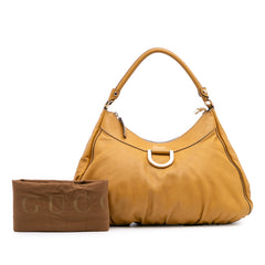 Leather Abbey D Ring Shoulder Bag