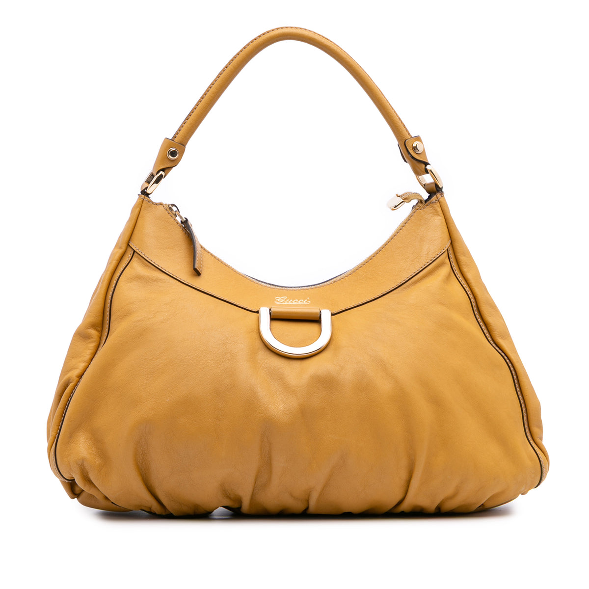 Leather Abbey D Ring Shoulder Bag