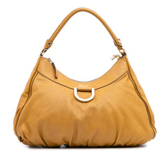Leather Abbey D Ring Shoulder Bag