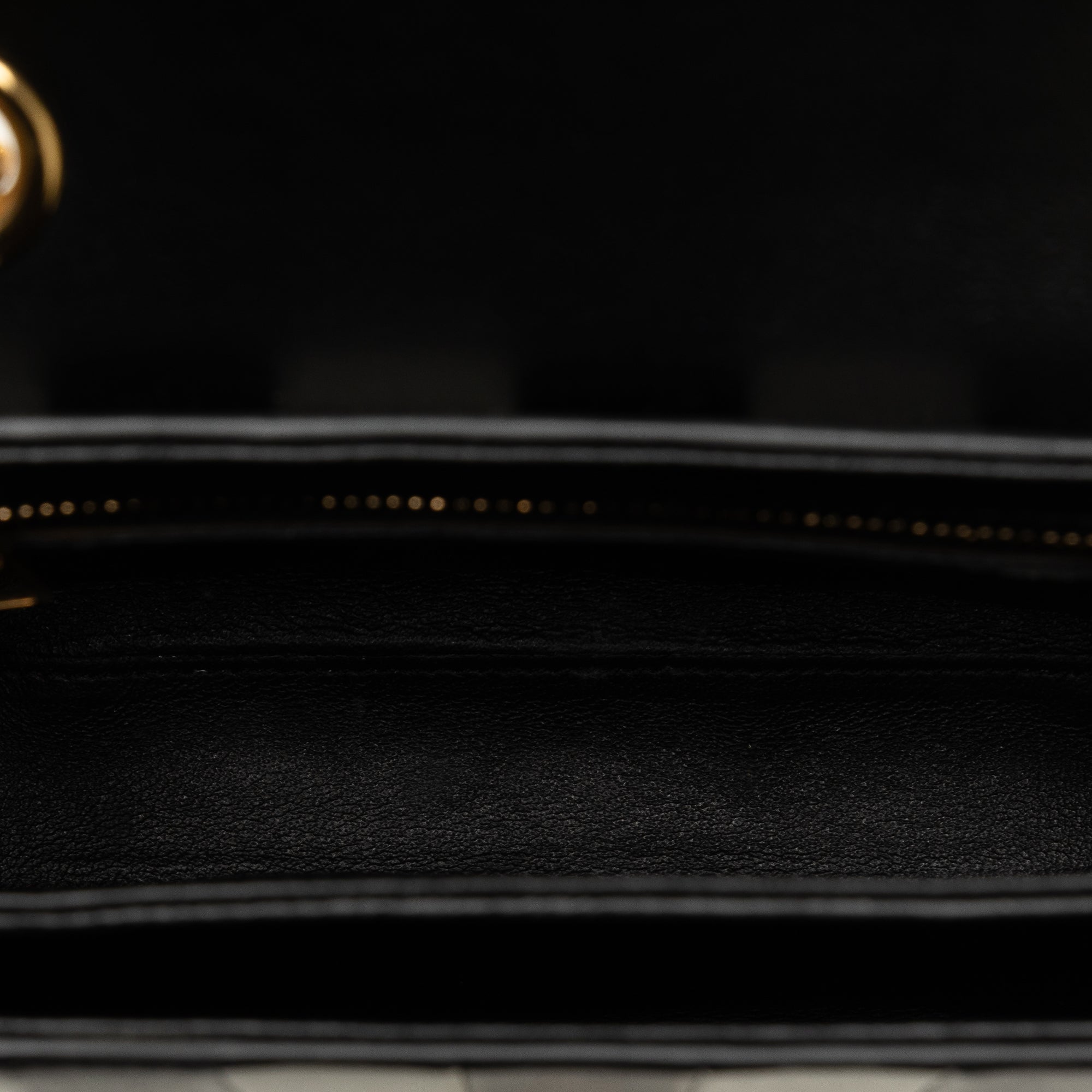 Small C Striped Leather Bag