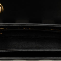 Small C Striped Leather Bag