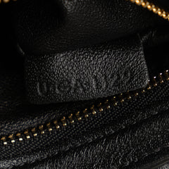 Small C Striped Leather Bag