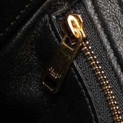 Small C Striped Leather Bag