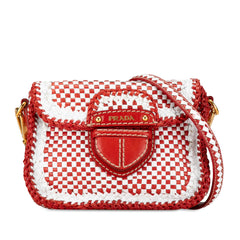 Woven Madras Crossbody