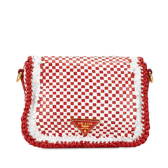 Woven Madras Crossbody