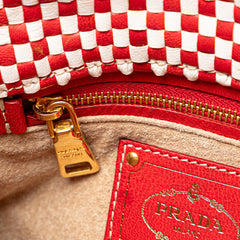 Woven Madras Crossbody