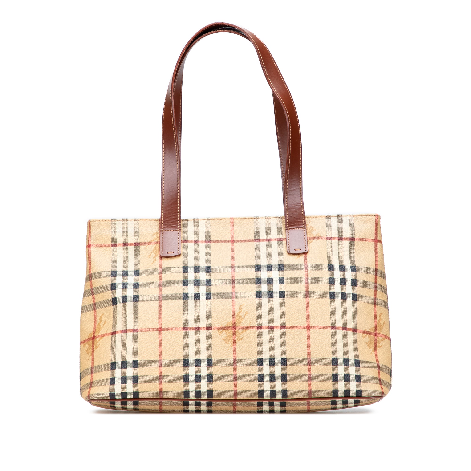 Haymarket Check Coated Canvas Tote