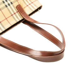Haymarket Check Coated Canvas Tote