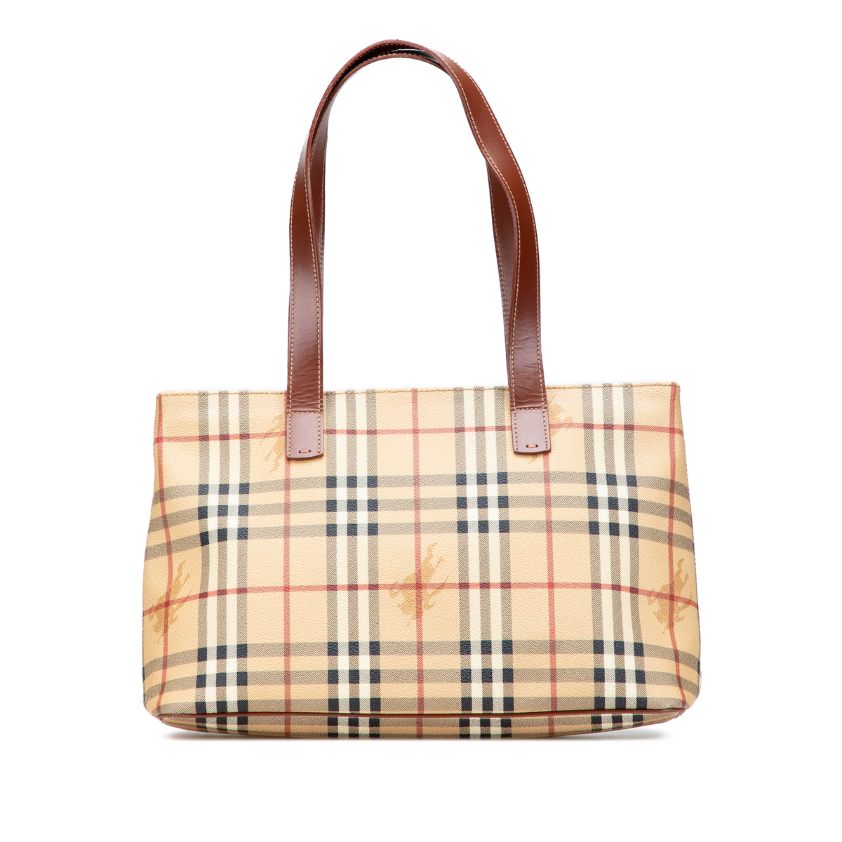 Haymarket Check Coated Canvas Tote