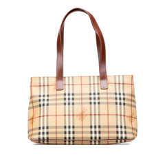 Haymarket Check Coated Canvas Tote