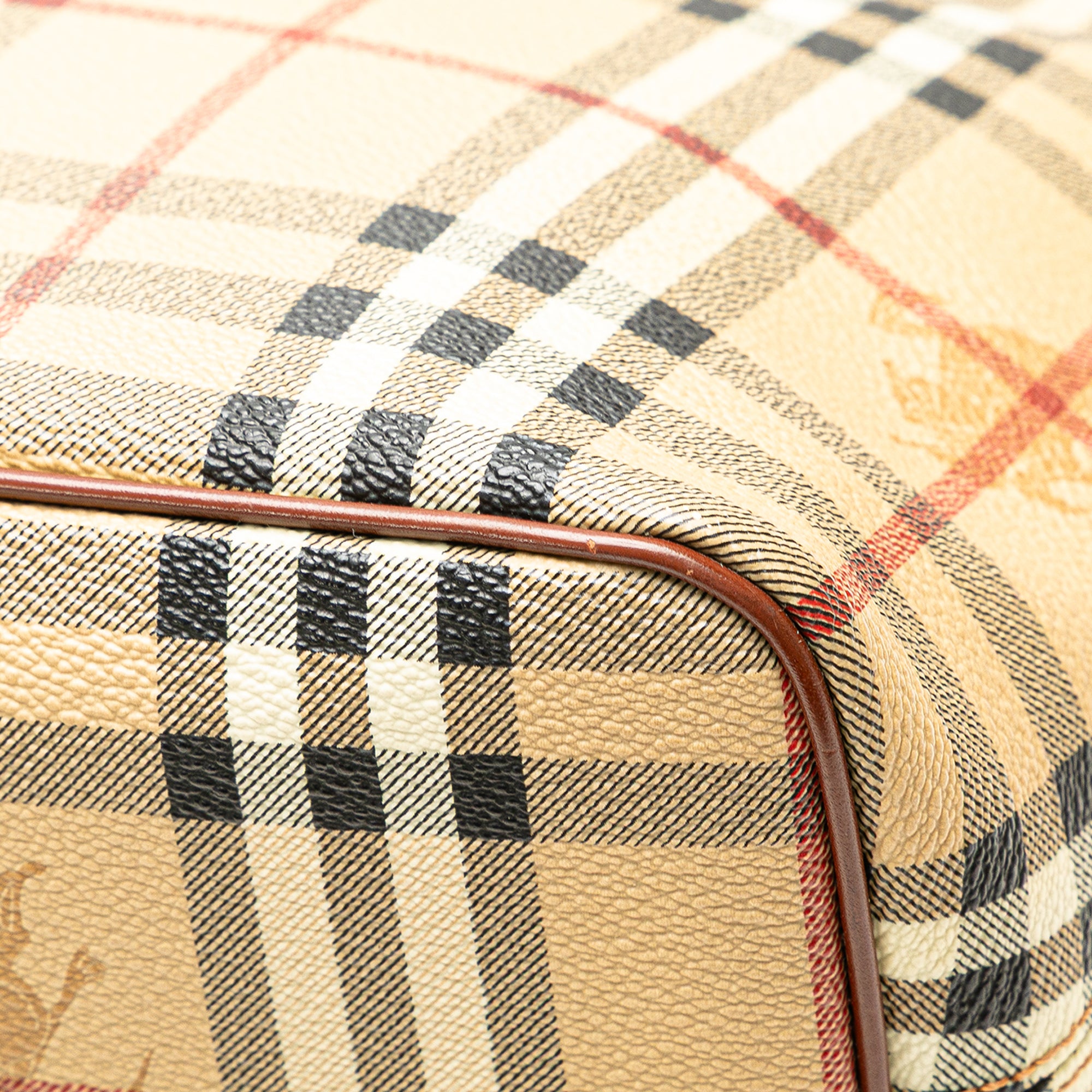 Haymarket Check Coated Canvas Tote