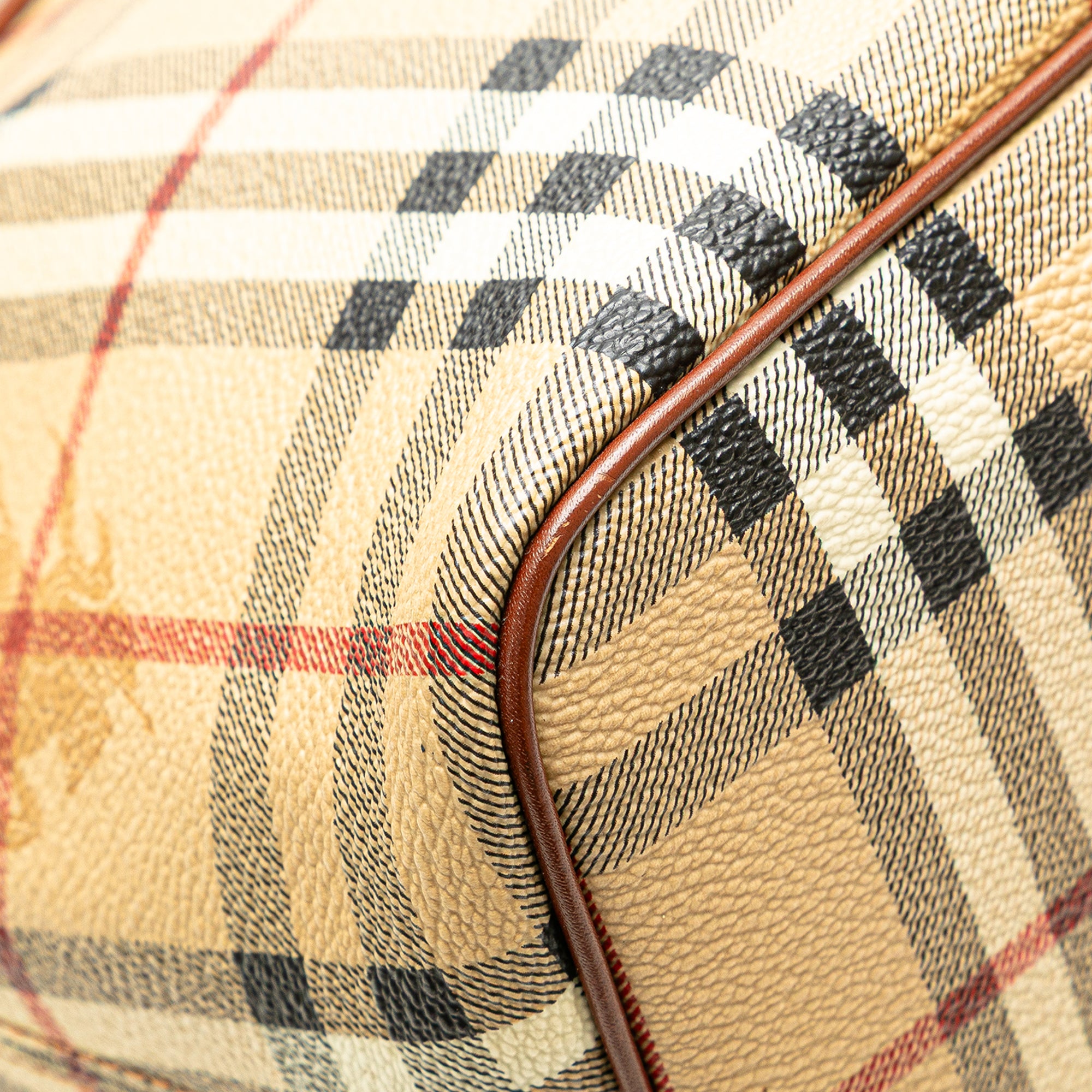 Haymarket Check Coated Canvas Tote