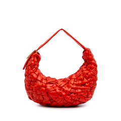 Foulard Intrecciato Calfskin Banana Hobo