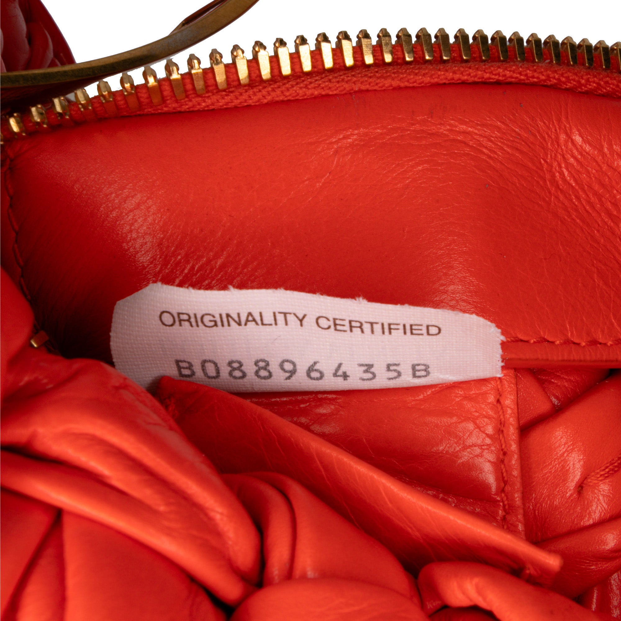 Foulard Intrecciato Calfskin Banana Hobo