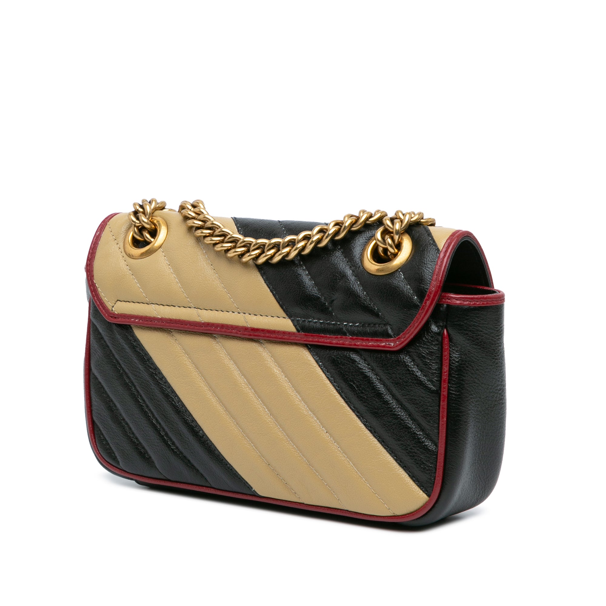 Mini Leather GG Marmont Torchon Crossbody