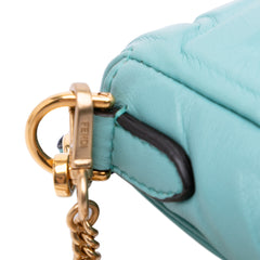 Mini Zucca Embossed Leather Baguette Satchel
