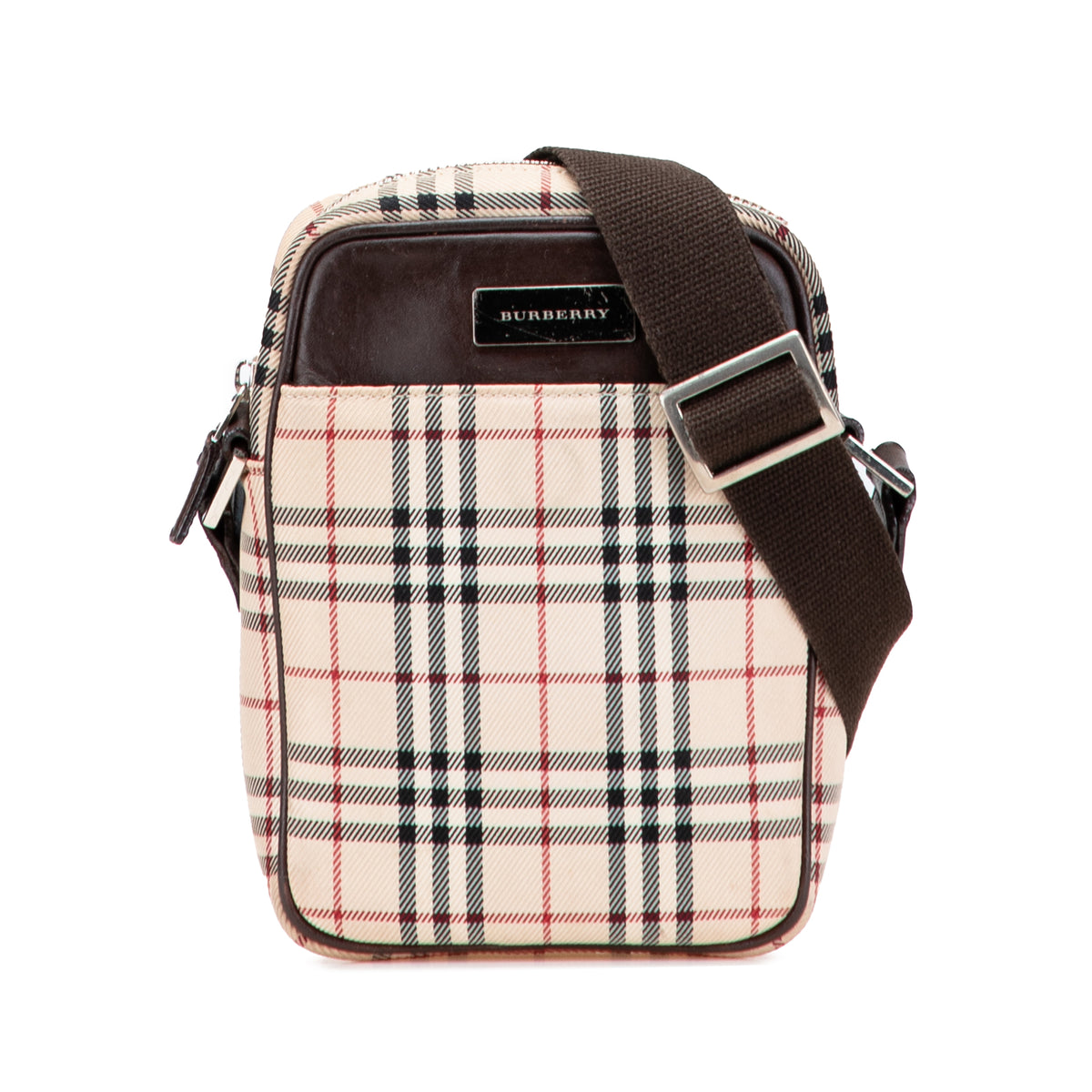 House Check Canvas Crossbody