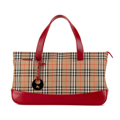 Haymarket Check Canvas Handbag