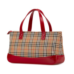 Haymarket Check Canvas Handbag