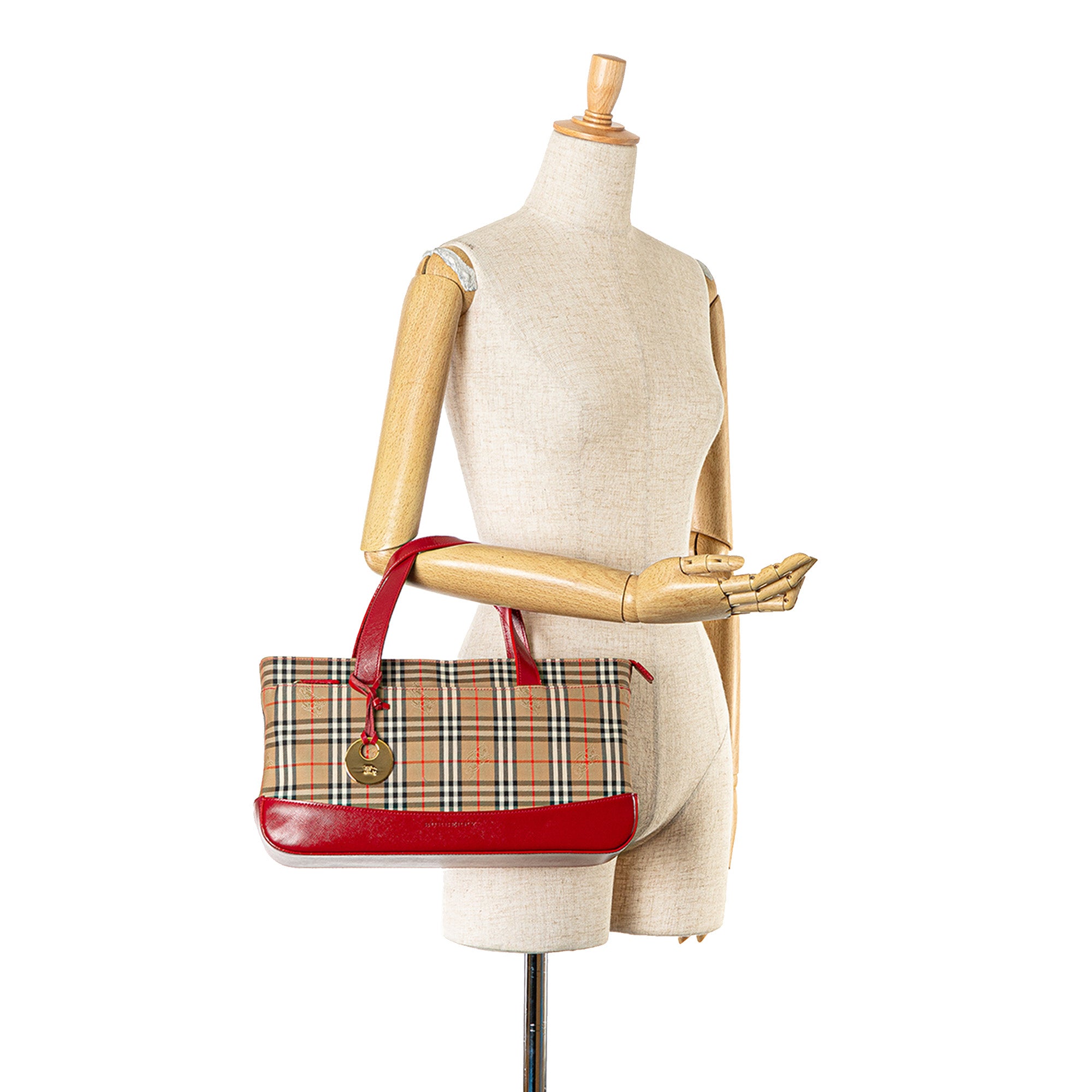 Haymarket Check Canvas Handbag