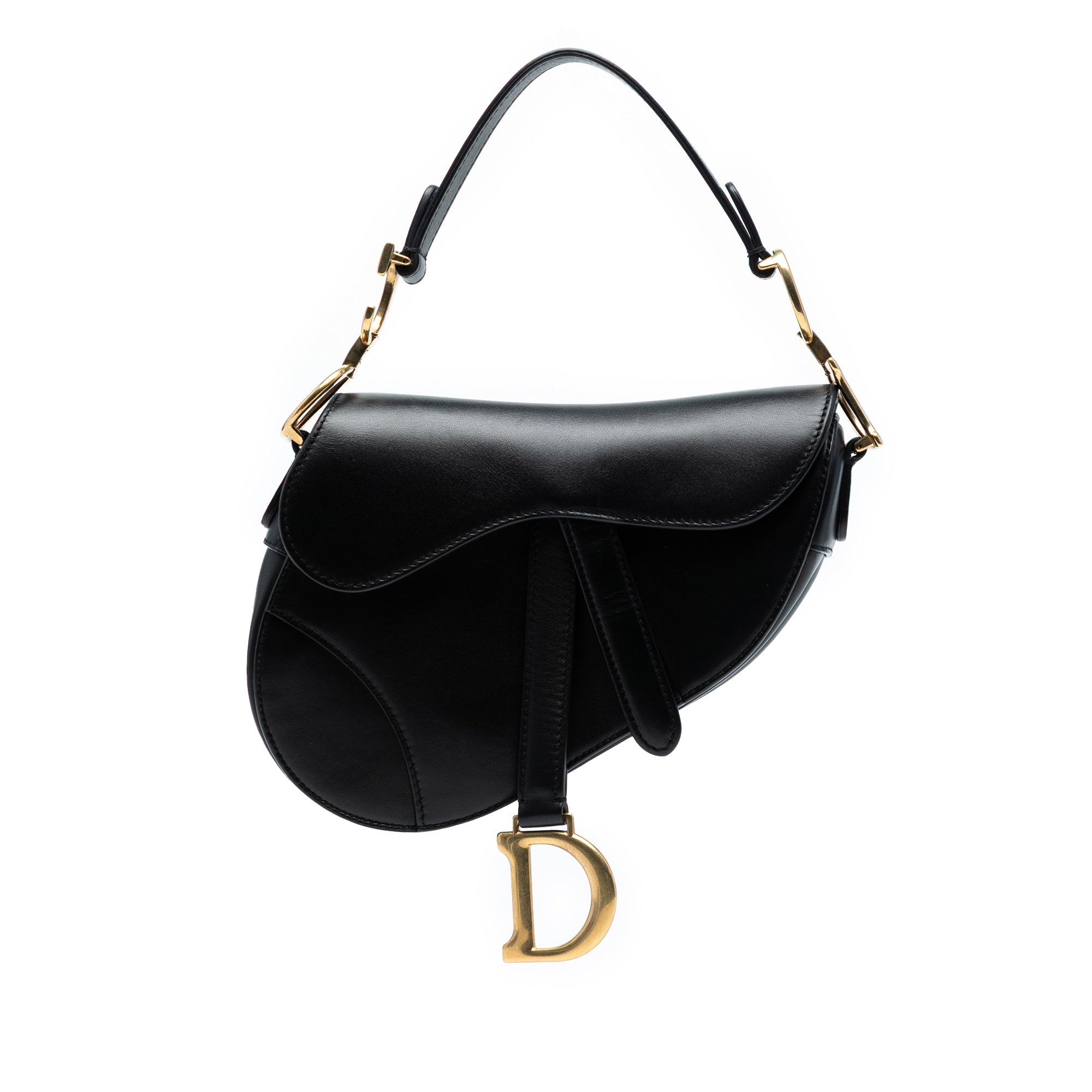 Mini Smooth Calfskin Saddle Bag
