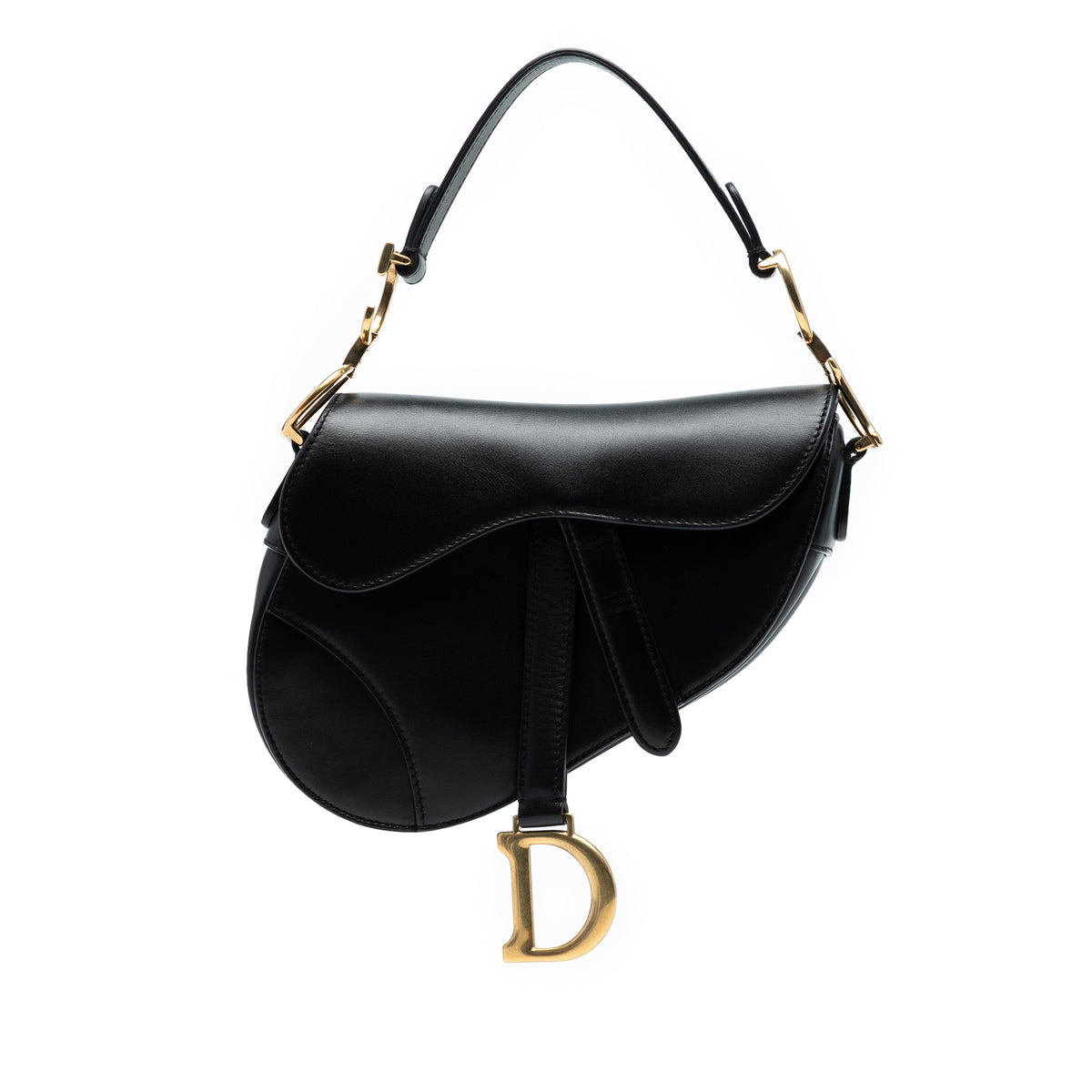 Mini Smooth Calfskin Saddle Bag