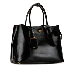 Medium Saffiano Vernice Double Satchel_1