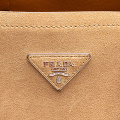 Medium Scamosciato Double Handle Tote