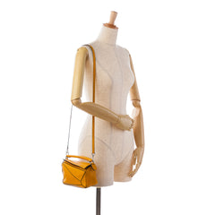 Mini Calfskin Puzzle Satchel