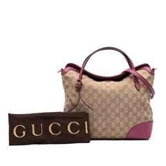 Medium GG Canvas Bree Satchel