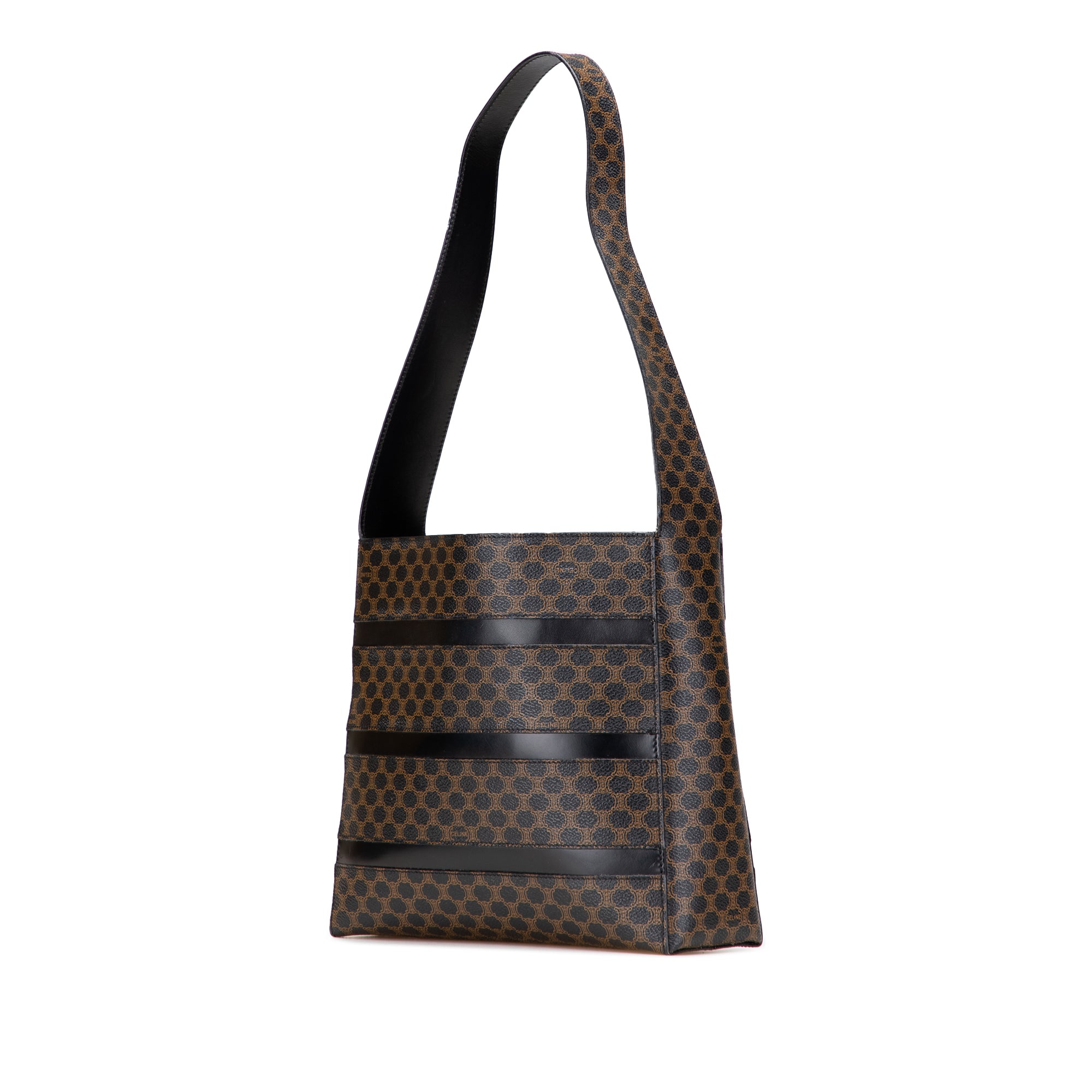 Macadam Coated Canvas Shoulder Bag