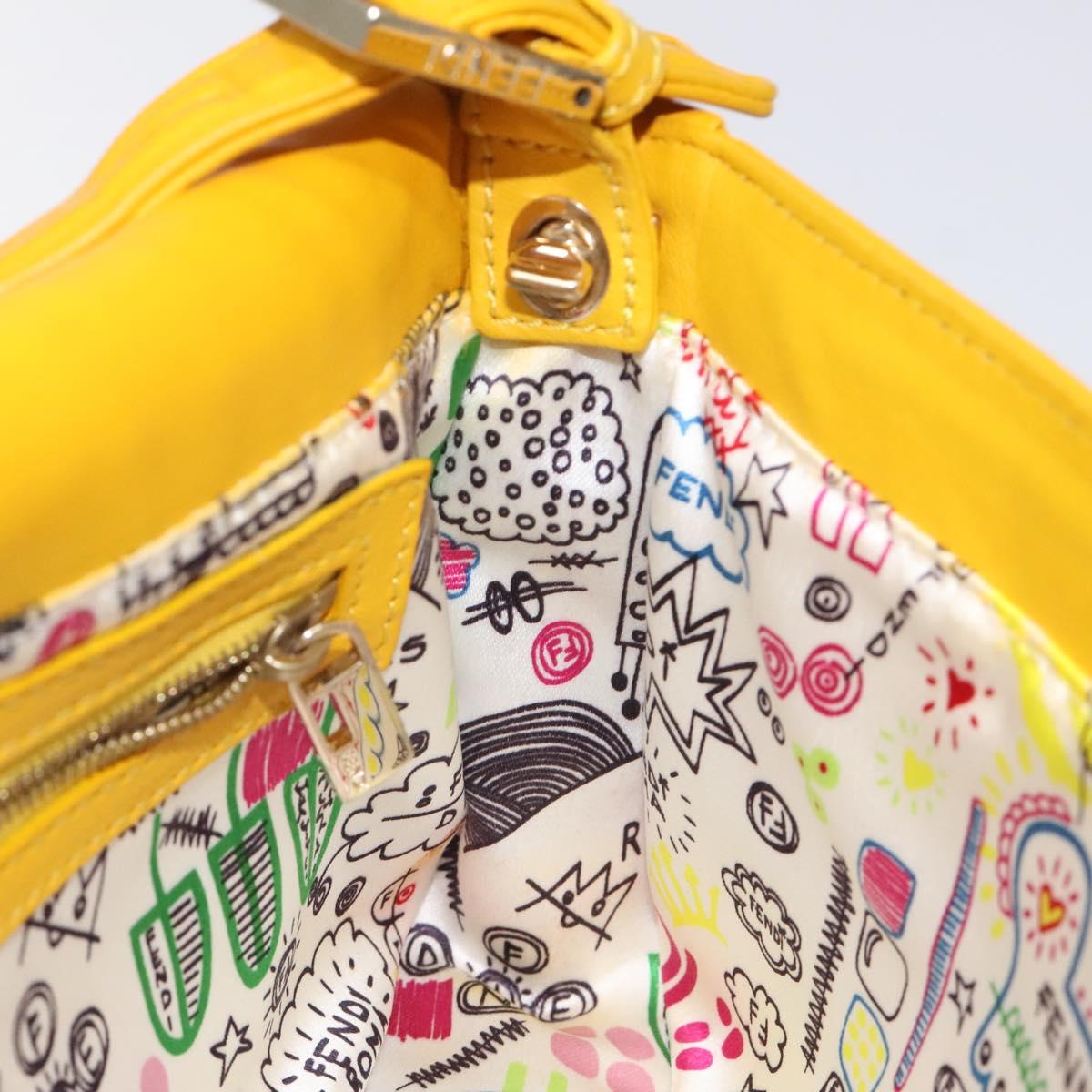 Fendi Mamma Baguette Shoulder Bag Canvas