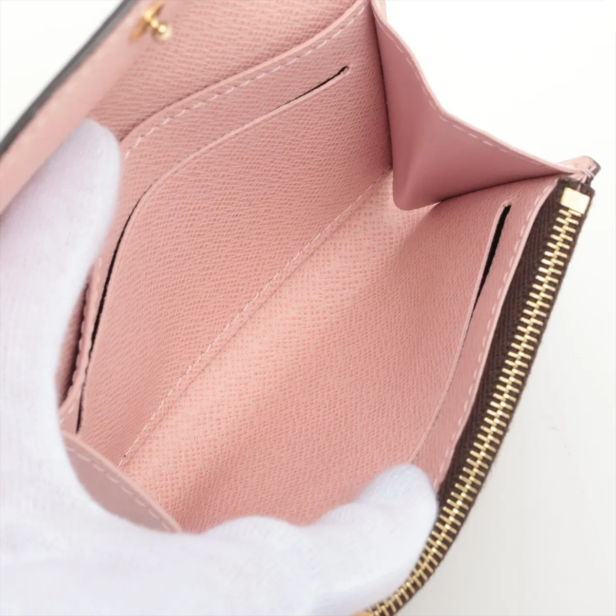 Louis Vuitton Zipped Wallet Monogram Eclipse Canvas