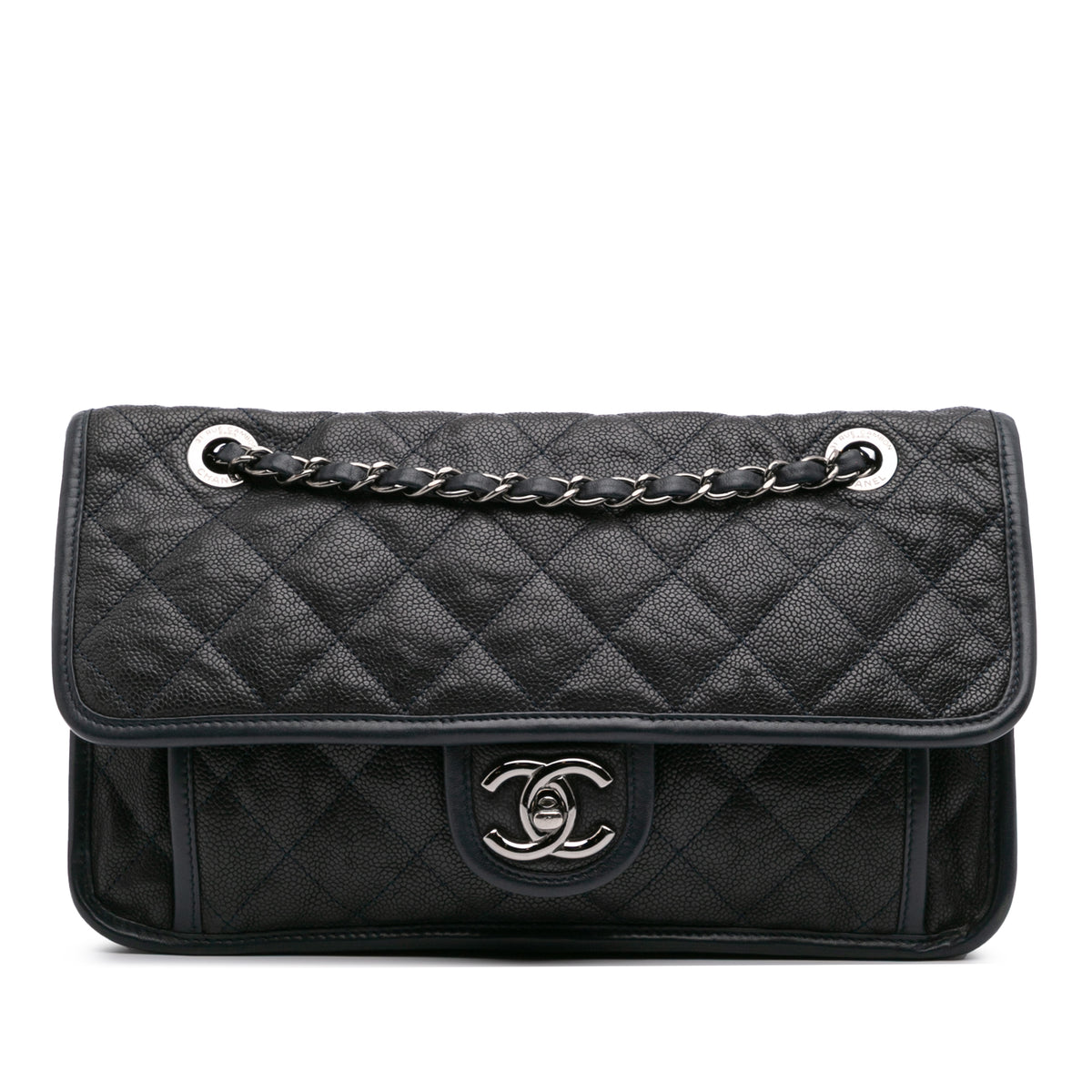 Medium Quilted Calfskin French Riviera Flap