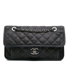 Medium Quilted Calfskin French Riviera Flap