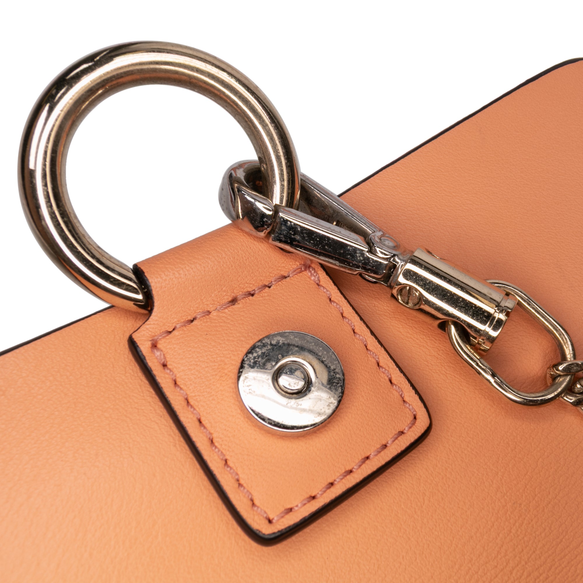 Small Suede and Calfskin Faye Crossbody