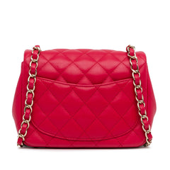Mini Square Classic Lambskin Single Flap
