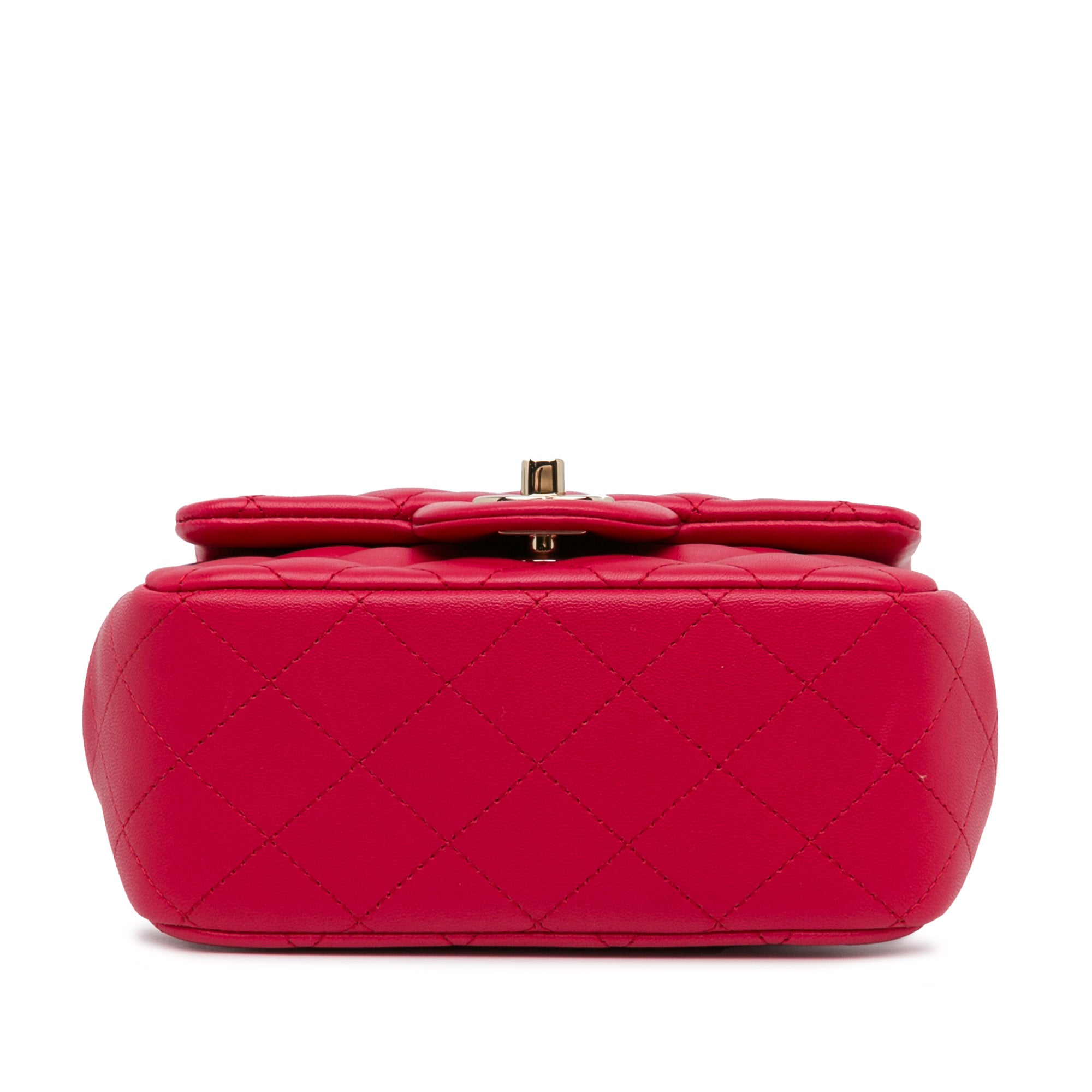 Mini Square Classic Lambskin Single Flap
