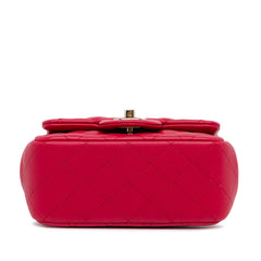 Mini Square Classic Lambskin Single Flap