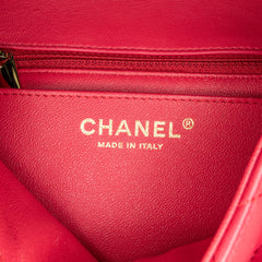 Mini Square Classic Lambskin Single Flap
