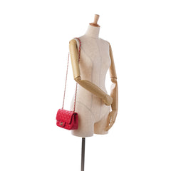 Mini Square Classic Lambskin Single Flap
