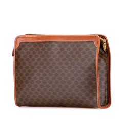 Macadam Coated Canvas Clutch