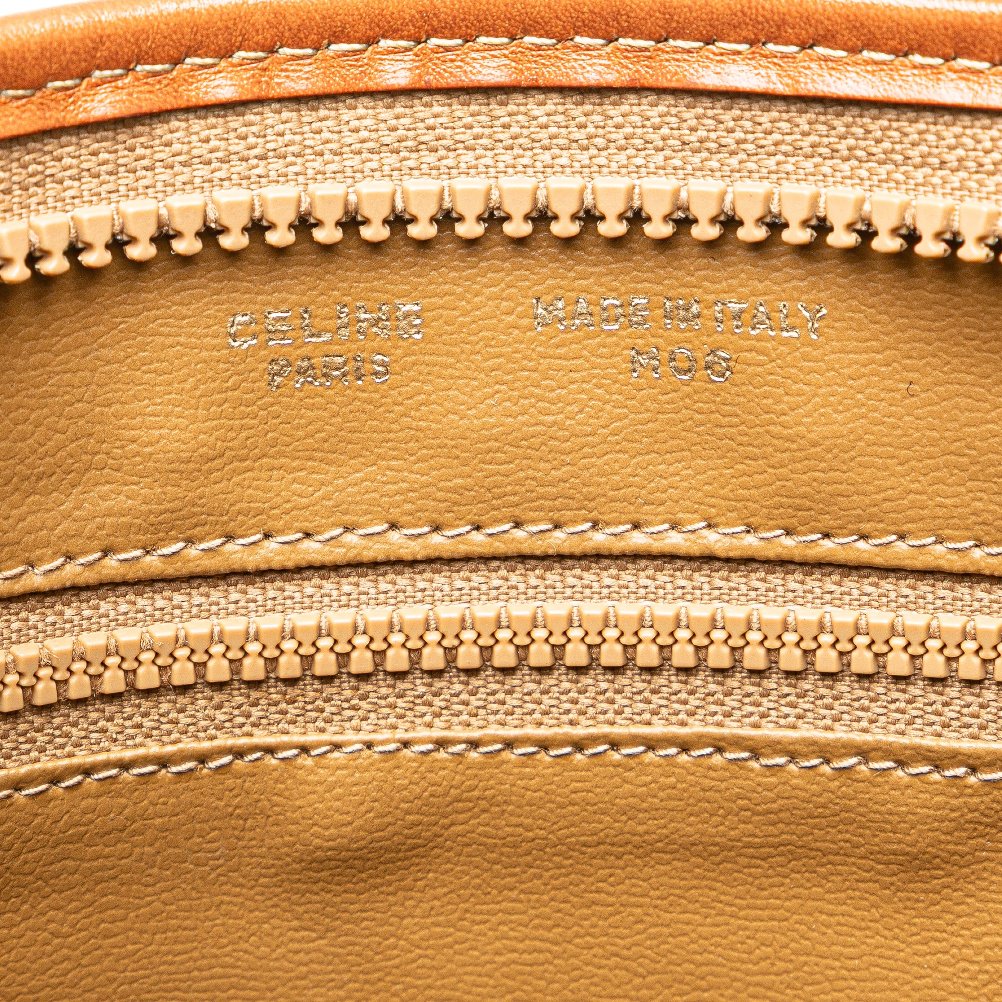 Macadam Coated Canvas Clutch