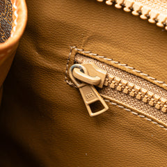Macadam Coated Canvas Clutch