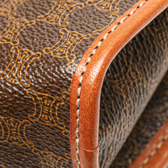 Macadam Coated Canvas Clutch